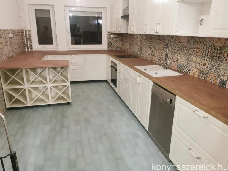 Elkészült konyha (2021. május)